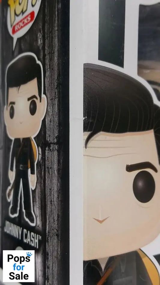 116 Johnny Cash (Black) - Funko POP - Box Damaged