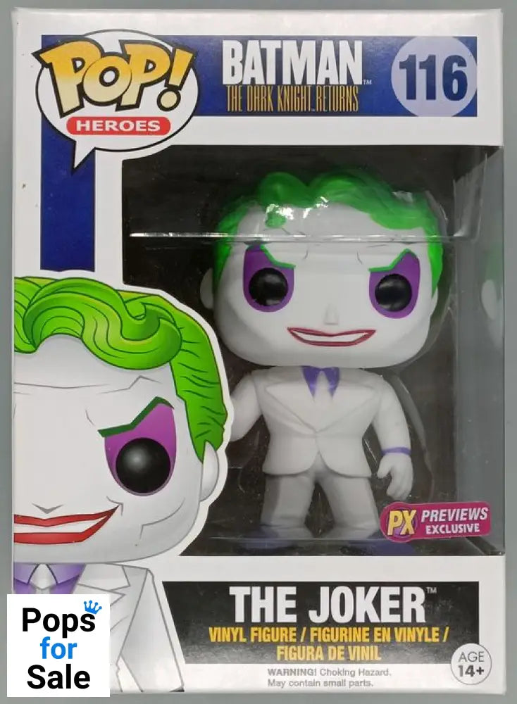 #116 The Joker - DC Batman The Dark Knight Return Box Damaged Funko POP - PopsforSale.co.uk