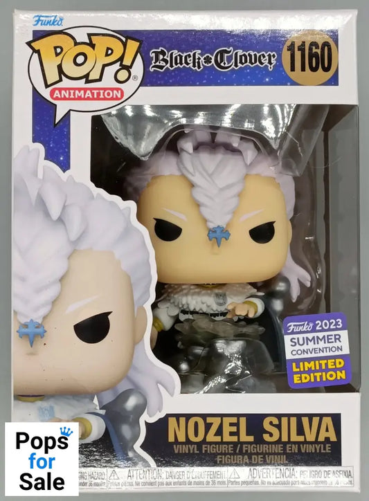 #1160 Nozel Silva - Black Clover - 2023 Con - Box Damaged Funko POP - PopsforSale.co.uk