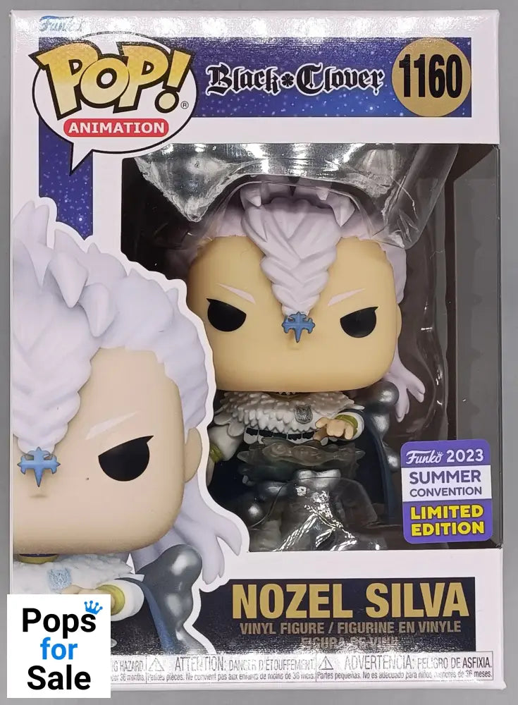 #1160 Nozel Silva - Black Clover - 2023 Con Funko POP