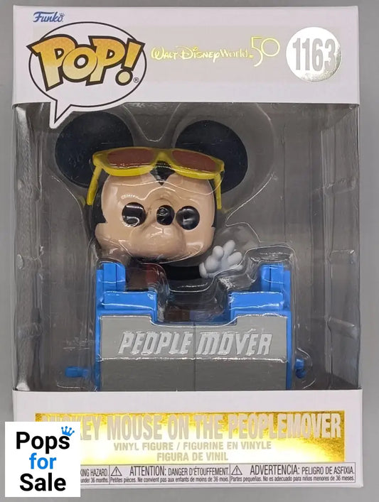 1163 Mickey Mouse (on the PeopleMover) - Disney Funko POP