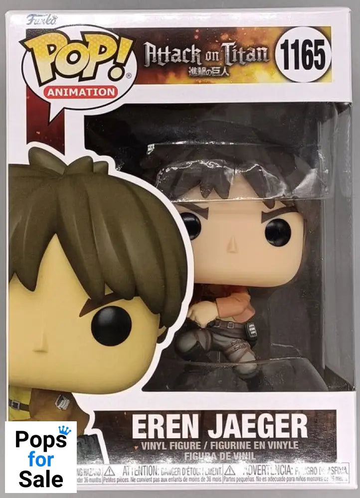 #1165 Eren Jaeger (Action Pose) - Attack on Titan Funko POP - PopsforSale.co.uk