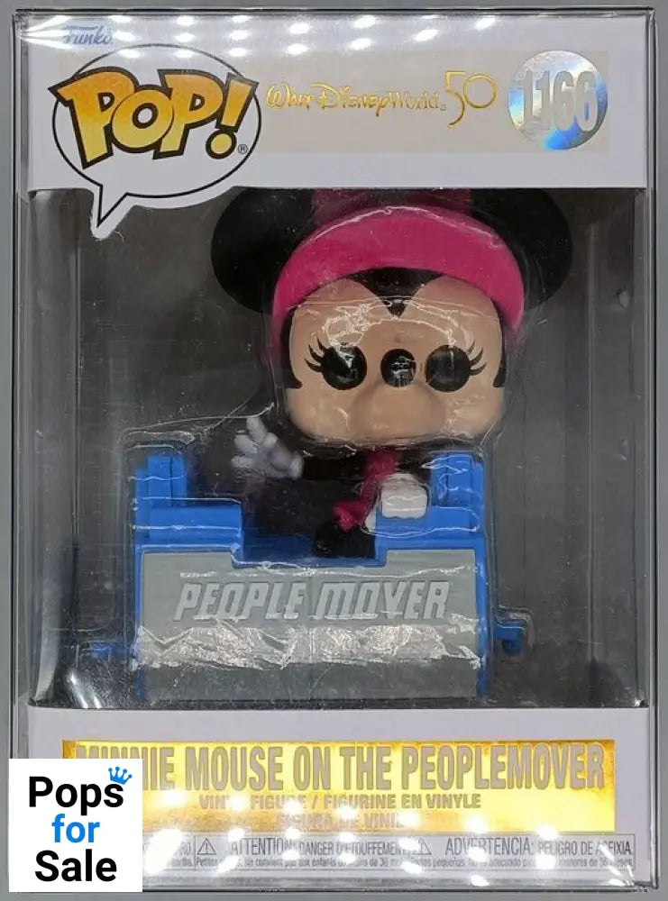 #1166 Minnie Mouse (on the PeopleMover) - Disney Funko POP