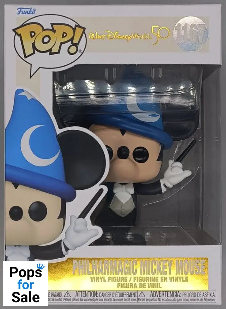 #1167 PhilharMagic Mickey Mouse - Disney - Box Damaged Funko POP