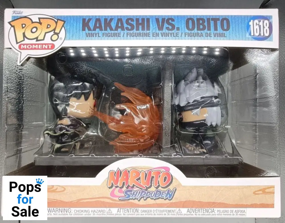 1168 Kakashi Vs Obito - Naruto Shippuden - Moment Funko POP - Brand New