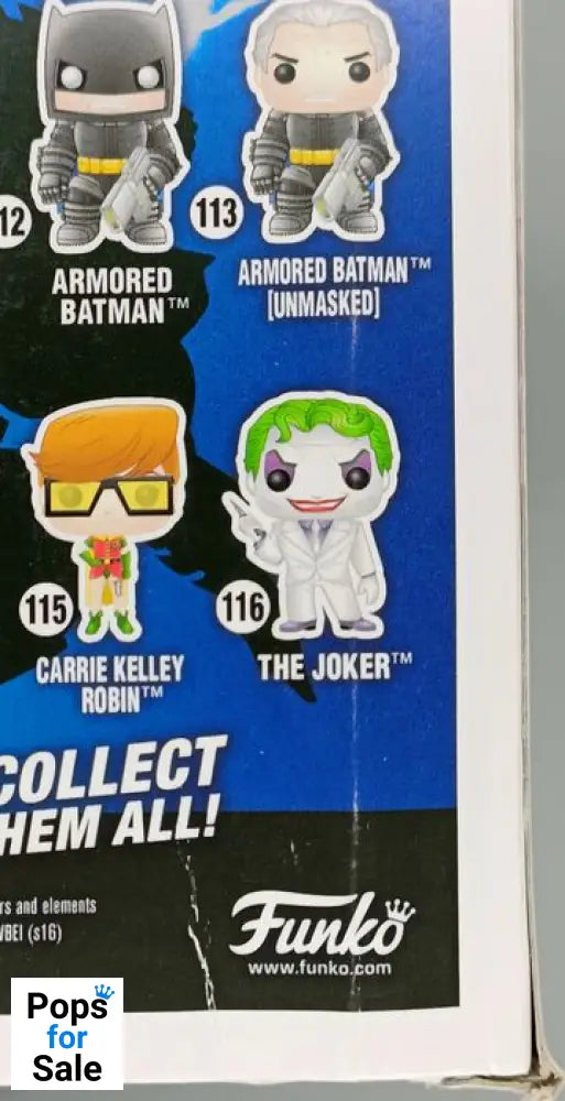 #117 Batman (Black) - DC The Dark Knight Returns Box Damaged Funko POP
