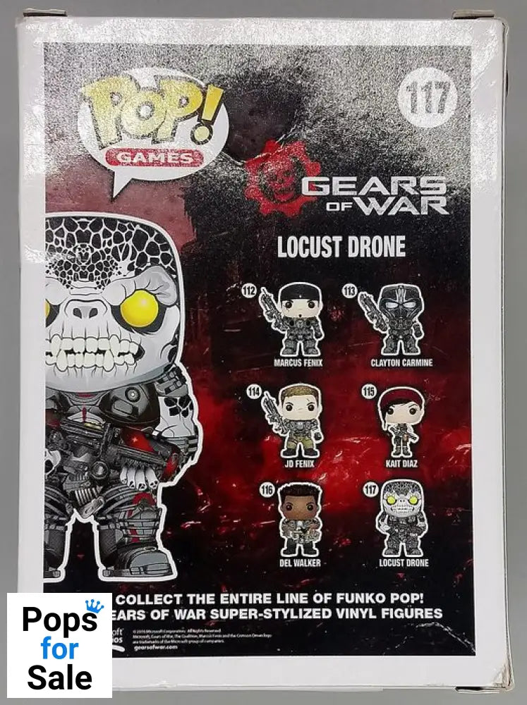 117 Locust Drone - Gears of War - Funko POP - Box Damaged