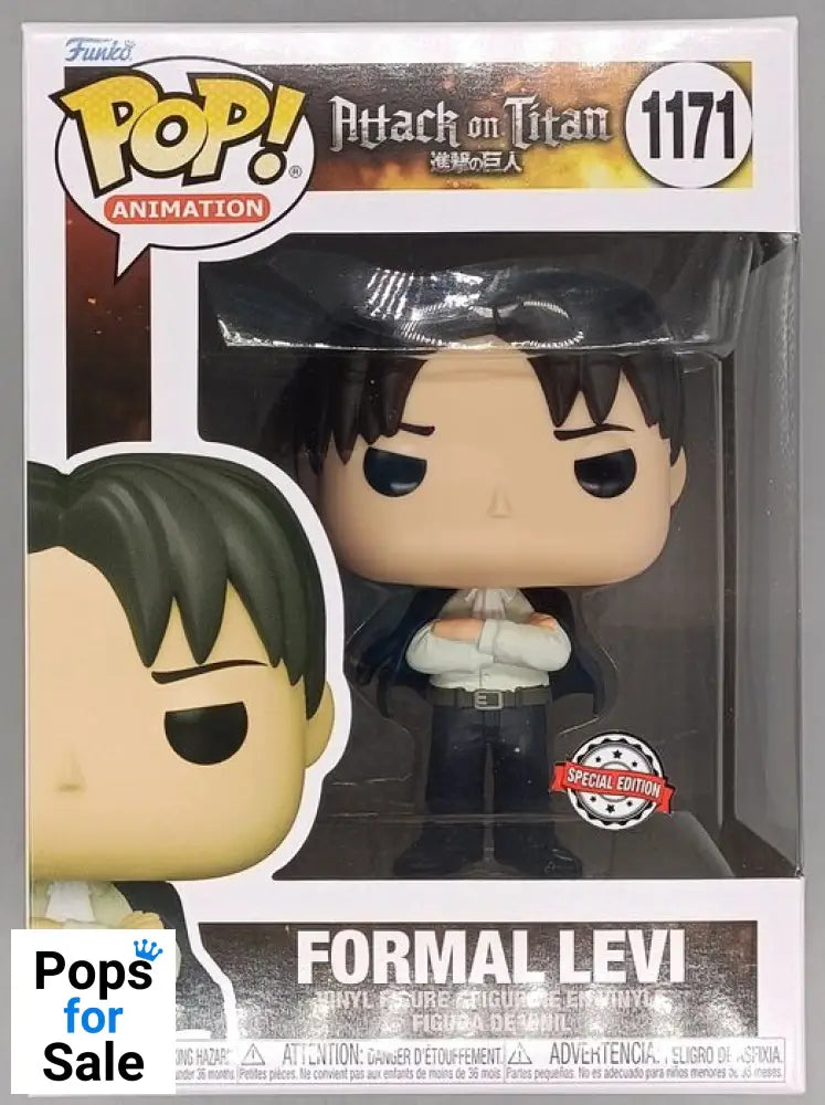 #1171 Formal Levi - Attack on Titan Funko POP - PopsforSale.co.uk