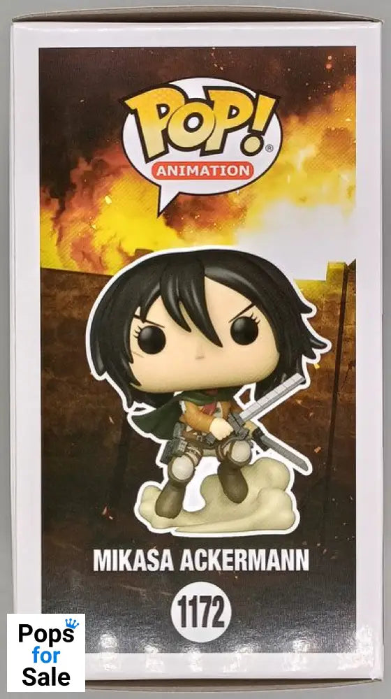 #1172 Mikasa Ackermann (Battle) - Attack on Titan Funko POP - PopsforSale.co.uk