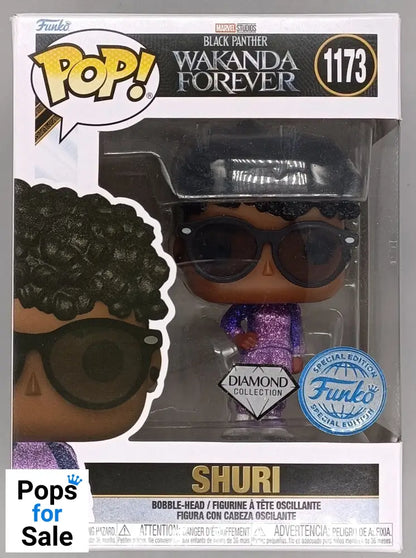 1173 Shuri (w/ Sunglasses) Diamond Marvel Wakanda Forever - Box Damaged Funko POP