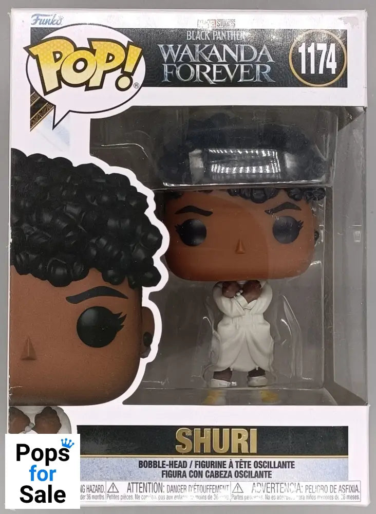 1174 Shuri (White) Marvel Wakander Forever - Funko POP - Box Damaged