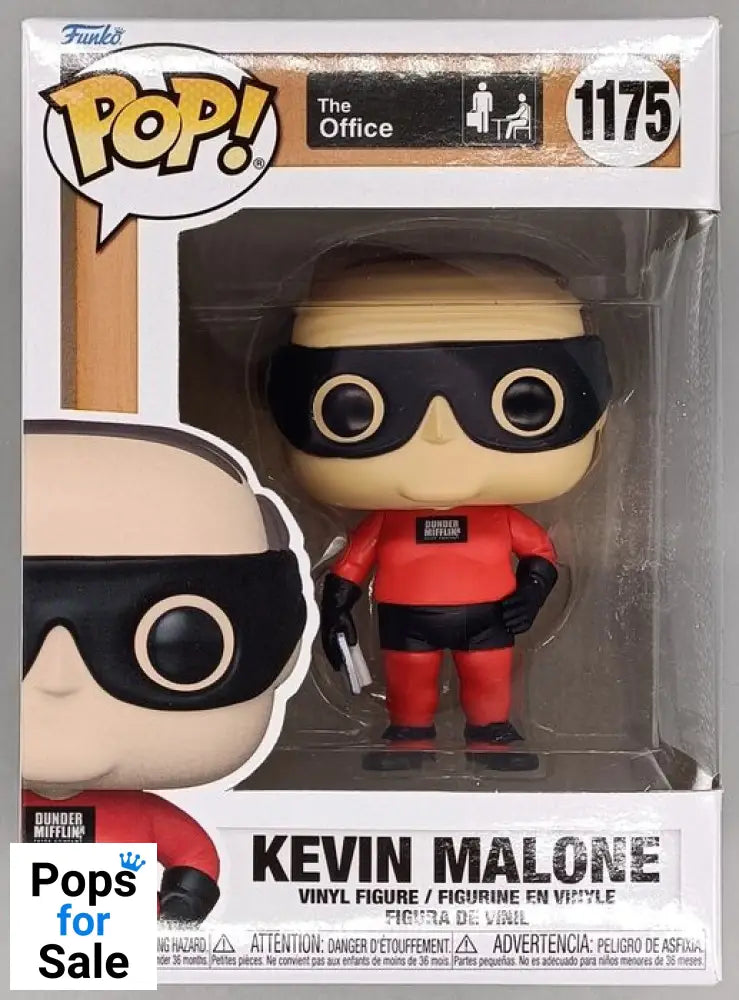 #1175 Kevin Malone (Superhero) - The Office Funko POP