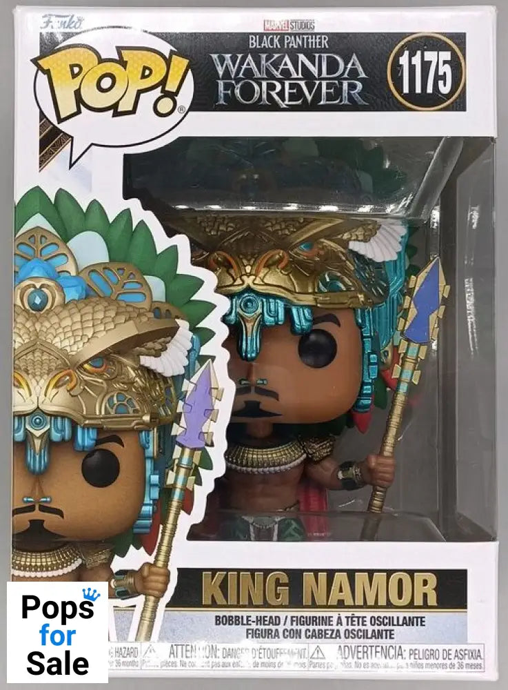 #1175 King Namor - Marvel Wakanda Forever Funko POP - PopsforSale.co.uk