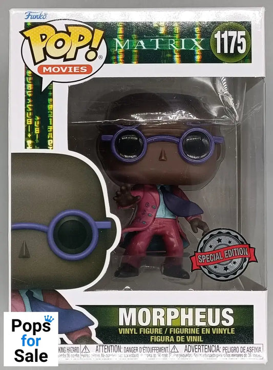 #1175 Morpheus (Purple Suit) The Matrix Resurrections Box Damaged Funko POP
