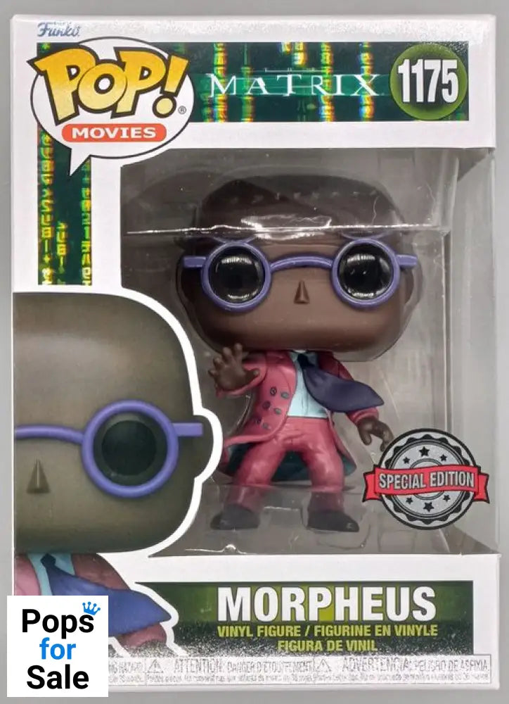 #1175 Morpheus (Purple Suit) The Matrix Resurrections Funko POP - PopsforSale.co.uk