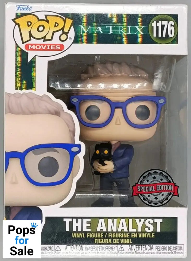 #1176 The Analyst - The Matrix Resurrections - Box Damaged Funko POP - PopsforSale.co.uk