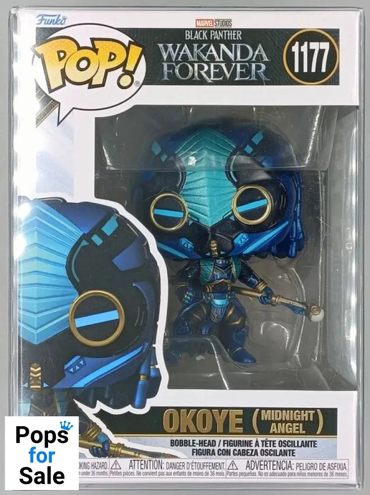 1177 Okoye (Midnight Angel) Marvel Black Panther Wakanda Forever Funko POP