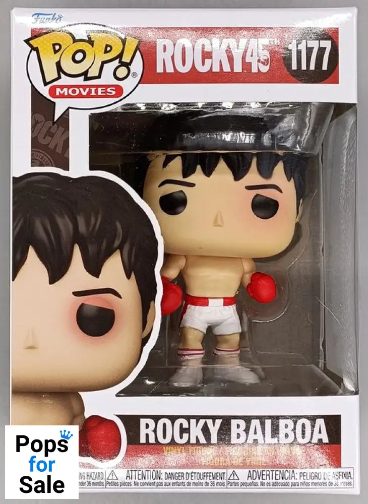 #1177 Rocky Balboa - Rocky - Box Damaged Funko POP