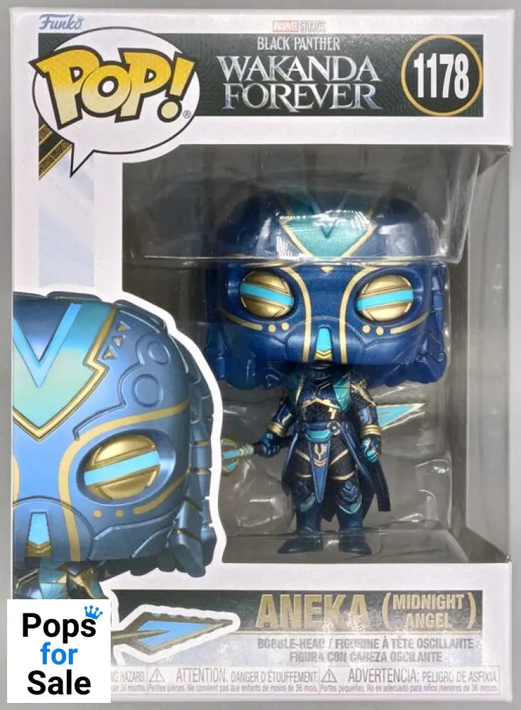 #1178 Aneka (Midnight Angel) Marvel Wakander Forever Funko POP