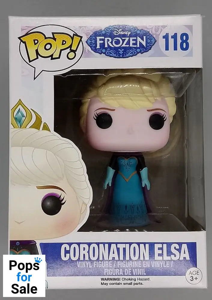 #118 Coronation Elsa - Disney Frozen Funko POP - PopsforSale.co.uk