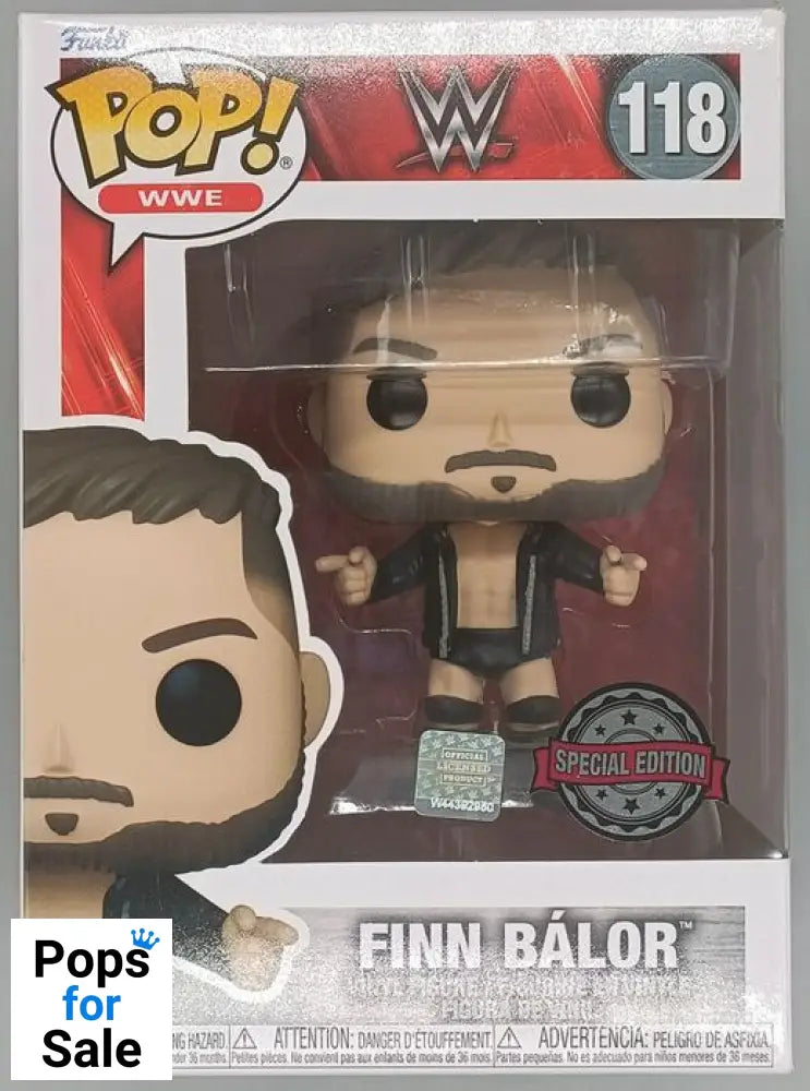 #118 Finn Balor (Balor Club) - WWE - Box Damaged Funko POP - PopsforSale.co.uk