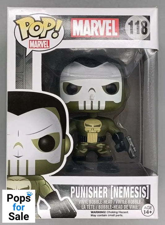 #118 Punisher (Nemesis) - Marvel Funko POP - PopsforSale.co.uk