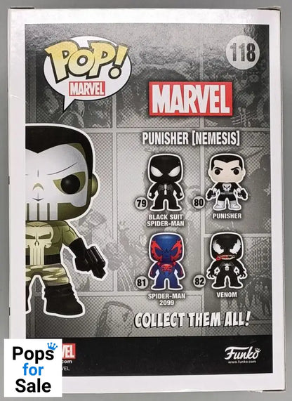 #118 Punisher (Nemesis) - Marvel Funko POP