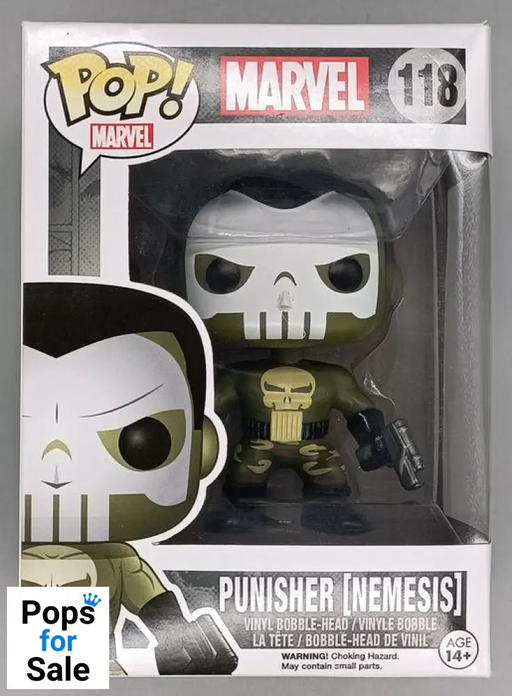 #118 Punisher (Nemesis) - Marvel Funko POP
