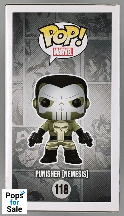 #118 Punisher (Nemesis) - Marvel Funko POP