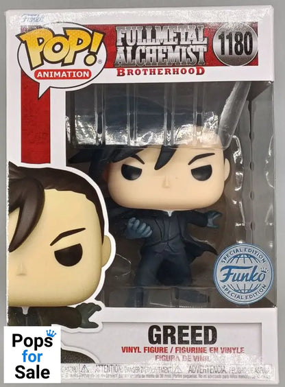 #1180 Greed - Fullmetal Alchemist - Box Damaged Funko POP