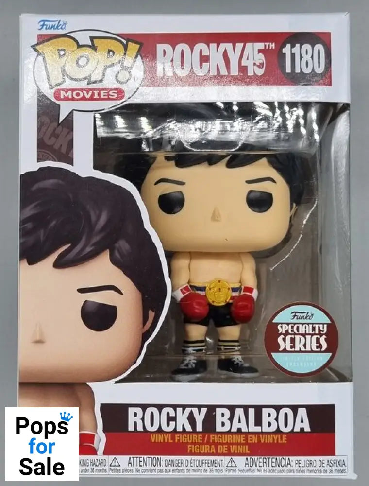 #1180 Rocky Balboa (w/ Belt) - Rocky Funko POP - PopsforSale.co.uk