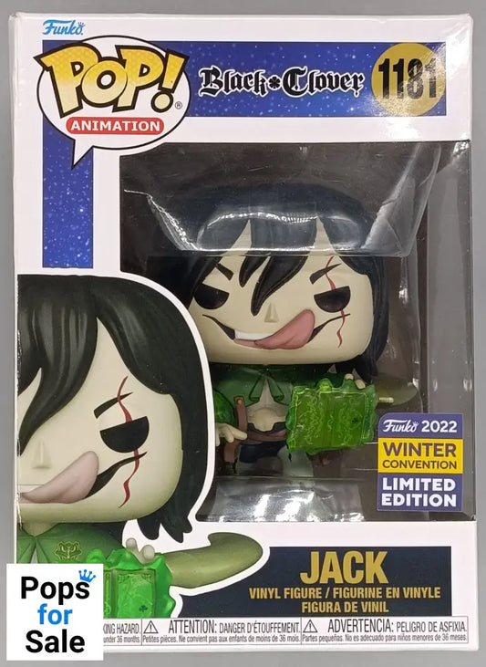 1181 Jack (Ripper) - Black Clover - 2022 Con - Funko POP - Box Damaged