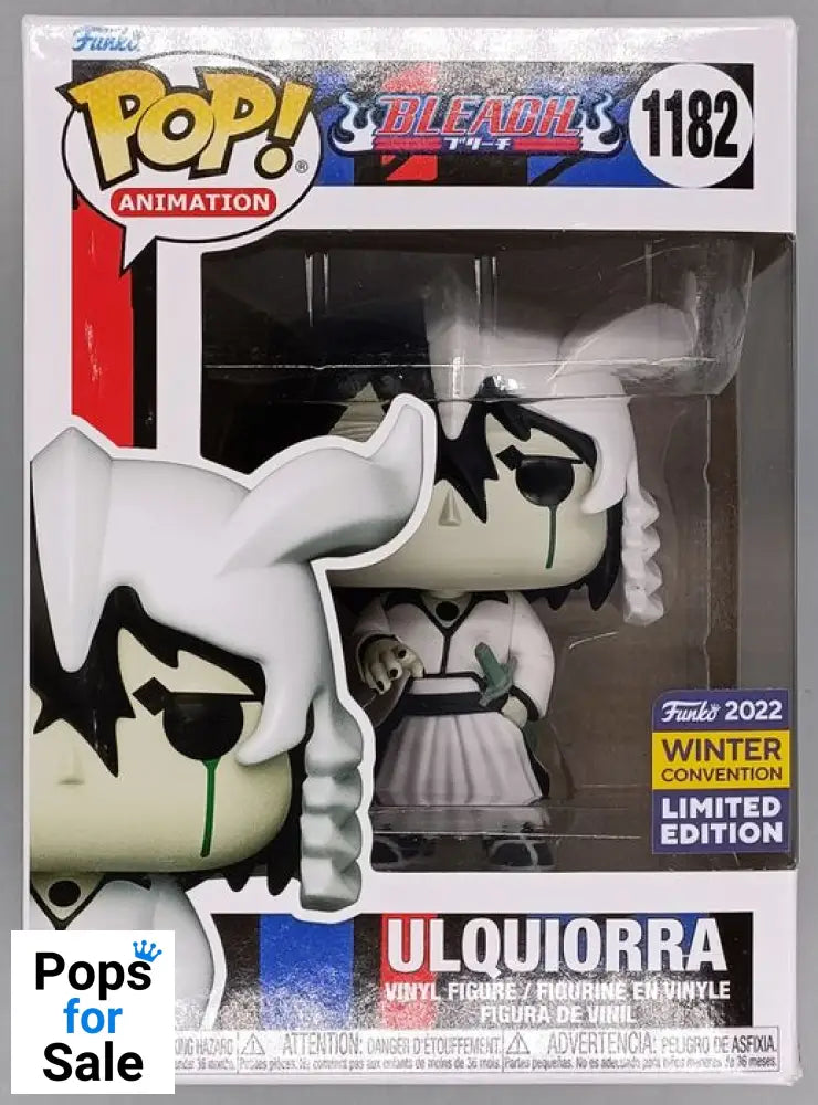 #1182 Ulquiorra - Bleach - 2022 Con - Box Damaged Funko POP