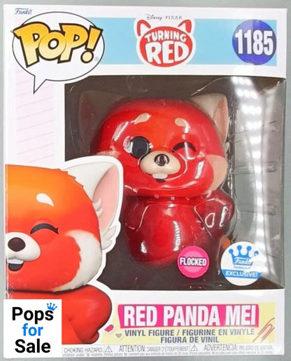 1185 Red Panda Mei - 6 Inch - Flocked Disney Turning Red - Box Damaged Funko POP