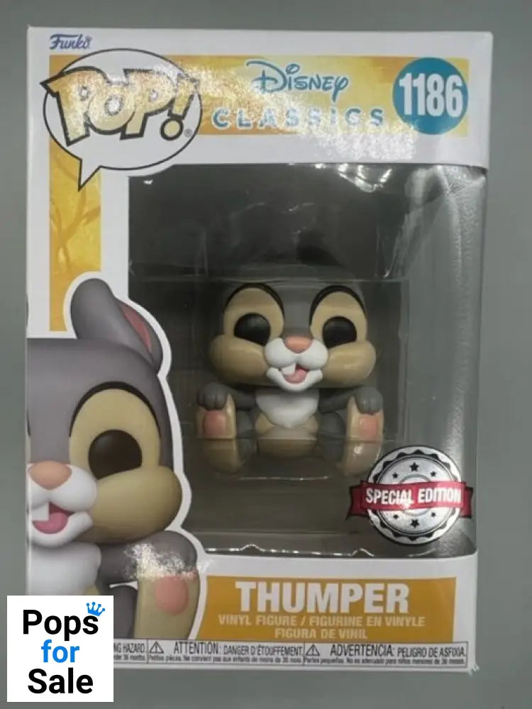 #1186 Thumper (Holding Feet) - Disney Bambi Funko POP - PopsforSale.co.uk