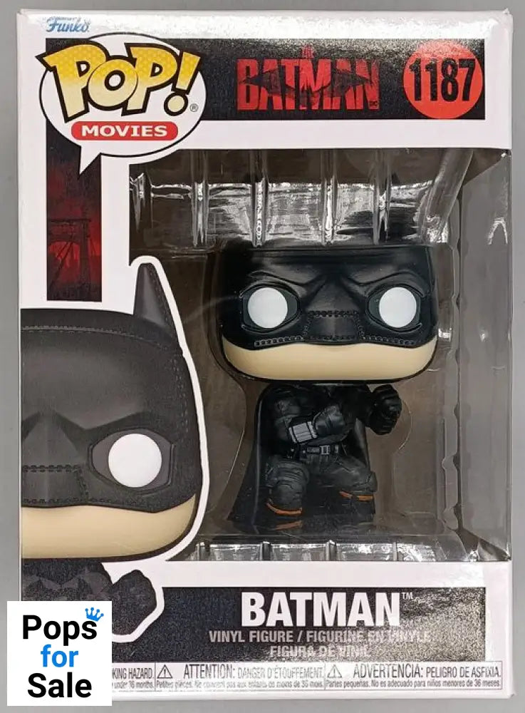 #1187 Batman - DC The Batman - Box Damaged Funko POP - PopsforSale.co.uk