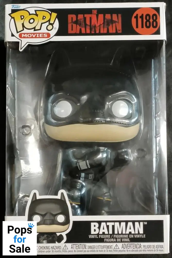 1188 Batman 10 Inch DC - The Batman - Funko POP - Box Damaged
