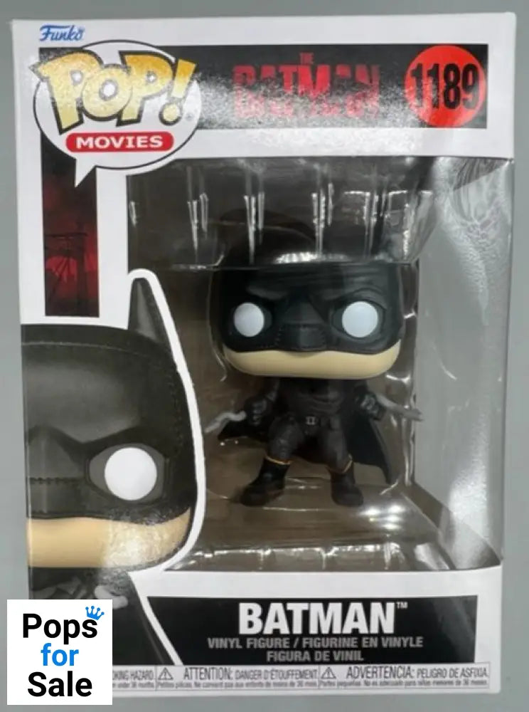 #1189 Batman (BattleReady) DC The Batman Funko POP - PopsforSale.co.uk