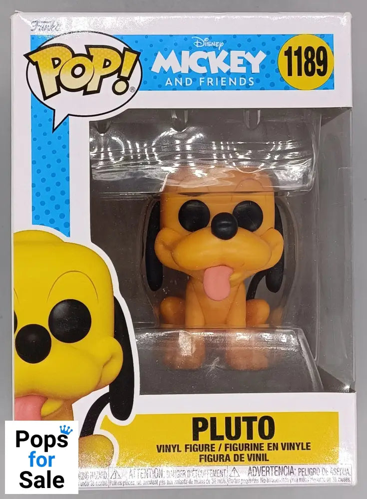 1189 Pluto (Classic) Disney Funko POP - Box Damaged