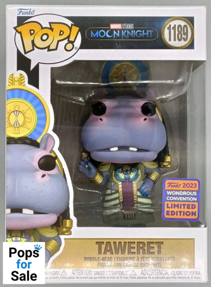 #1189 Taweret - Marvel Moon Knight - 2023 Con - Box Damaged Funko POP