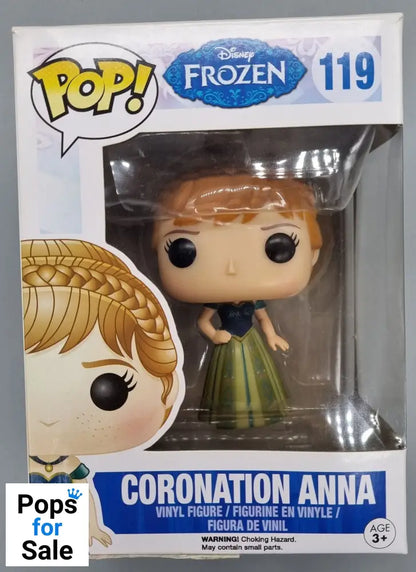 #119 Coronation Anna - Disney Frozen Funko POP - PopsforSale.co.uk