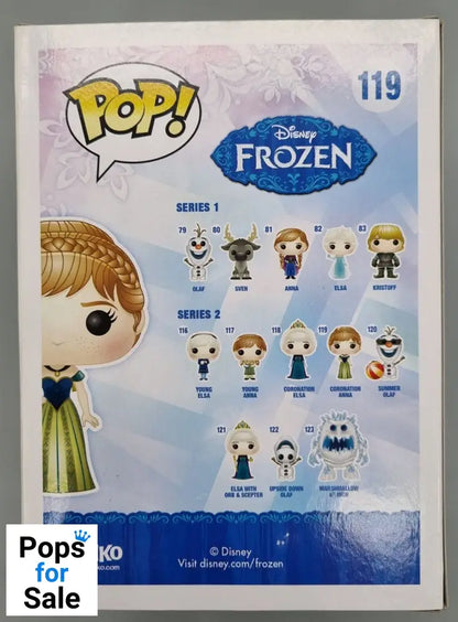 #119 Coronation Anna - Disney Frozen Funko POP - PopsforSale.co.uk