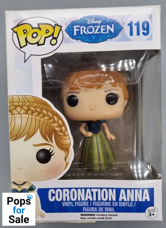 #119 Coronation Anna - Disney Frozen Funko POP