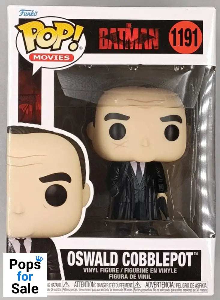 #1191 Oswald Cobblepot - DC The Batman Funko POP - PopsforSale.co.uk