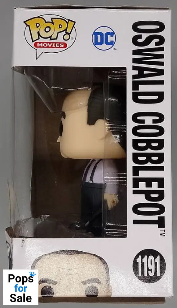 #1191 Oswald Cobblepot (w/o Coat) Chase DC The Batman Box Damaged Funko POP - PopsforSale.co.uk