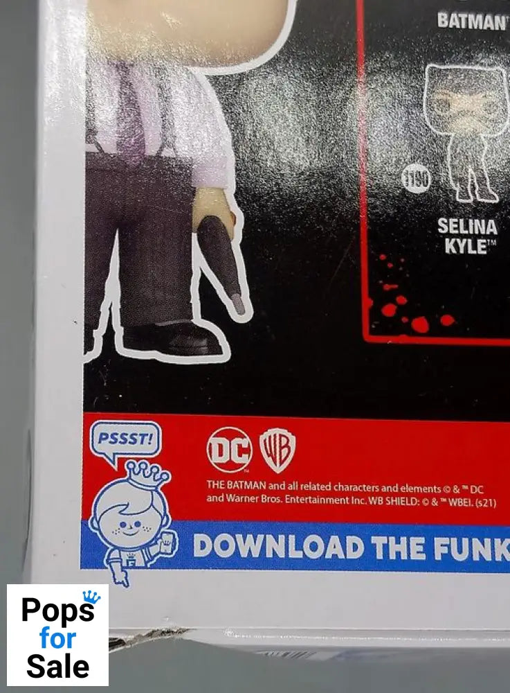 #1191 Oswald Cobblepot (w/o Coat) Chase DC The Batman Box Damaged Funko POP