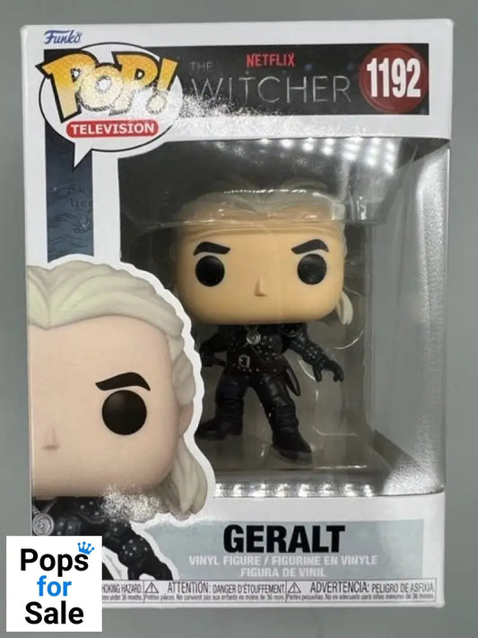 #1192 Geralt - The Witcher - Box Damaged Funko POP - PopsforSale.co.uk