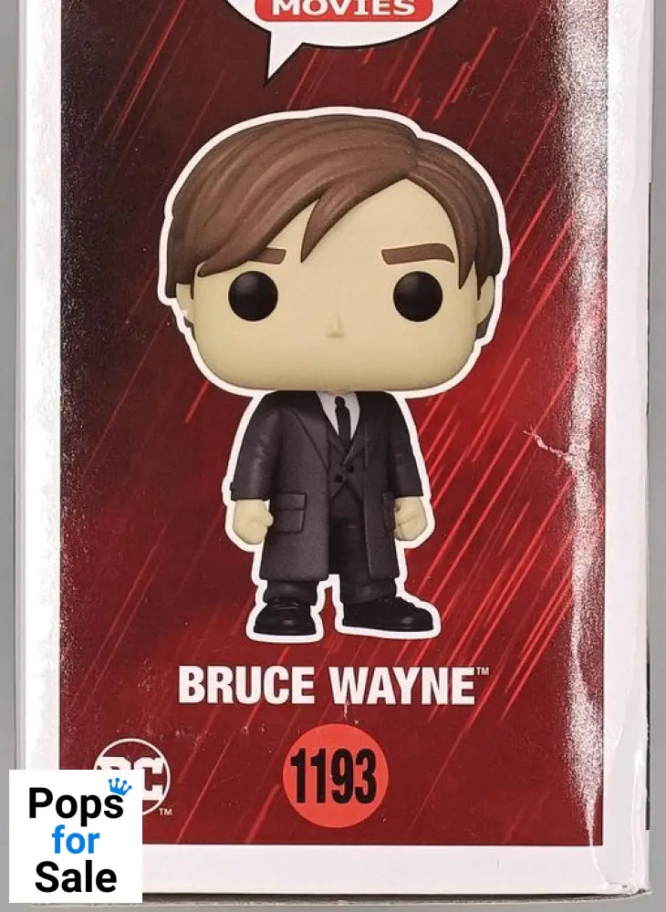 #1193 Bruce Wayne DC The Batman - Box Damaged Funko POP - PopsforSale.co.uk