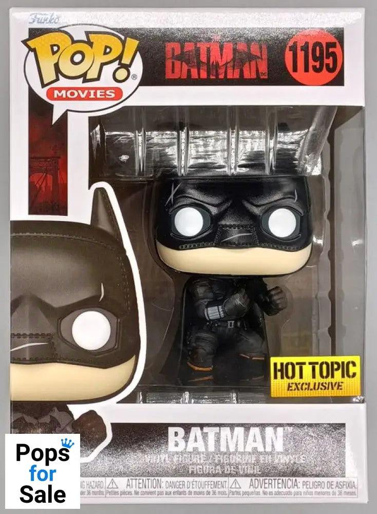 #1195 Batman (BattleScarred) DC The Batman Funko POP