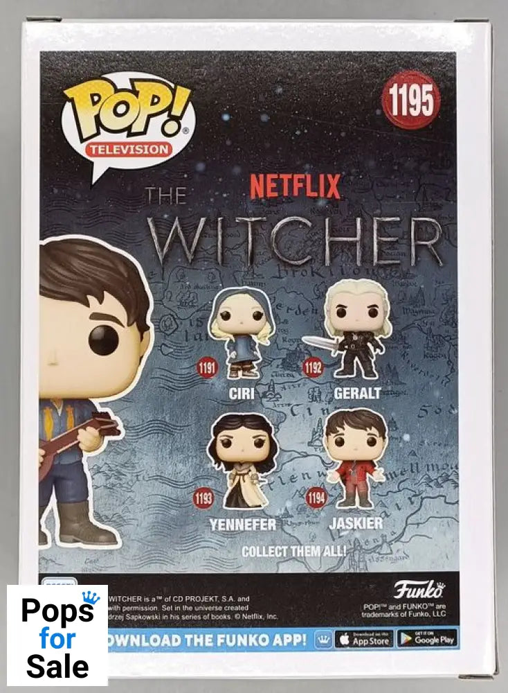 #1195 Jaskier (w/ Lute) - The Witcher Funko POP - PopsforSale.co.uk